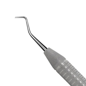 29 Recortador de margen mesial 10-80-7-14 de acero inoxidable, instrumento dental restaurador para acabado de esmalte, mango hueco ergonómico - Product Image 3
