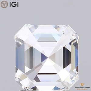 Diamante Cultivado en Laboratorio CVD con Corte Asscher de 2.50 Quilates, Color E, Claridad VS1, con Certificado IGI, para un Regalo de Aniversario Sencillo y Elegante - Product Image 4