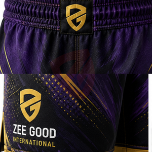 Pantalones Cortos de Lucha Personalizados con Impresión por Transferencia Térmica para Hombre, Ligeros, Transpirables, Elásticos, de Spandex/Poliéster - Product Image 3