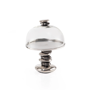 Support à gâteau en métal et marbre de conception luxueuse, fabriqué par un fabricant fiable, pour une présentation élégante lors d'événements et de fêtes, offrant un attrait visuel premium. - Product Image 5