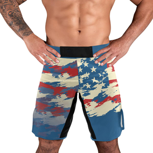 Shorts MMA personnalisés avec logo OEM, taille sur mesure, tissu extensible en polyester et élasthanne haute performance, respirant, shorts MMA personnalisés - Product Image 5