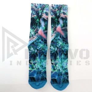 Custom Sublimation <b>Socks</b> Blank White <b>Polyester</b> Crew <b>Socks</b> for Heat Transfer Printing Personalized Design Unisex Daily Wear - Product Image 5