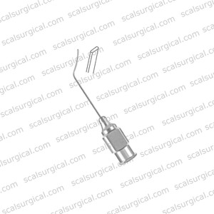 Cánula Oftálmica Profesional McIntyre Angulada 23G 26G 30G con Punta Espatulada para Cámara Anterior, Instrumento Quirúrgico Ocular - Product Image 3