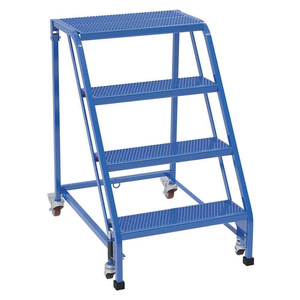 Professional 2 Step Rolling Ladder for Store and Home Use Steel Step <b>Stool</b> Vietnam Factory ISO Certified Durable OEM Sale - Product Image 2
