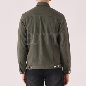 Comfortable Breathable <b>Lightweight</b> Winter <b>Jacket</b> Best Quality Hot Sale Cover Button <b>Men</b> Jeans <b>Jacket</b> Made in Pakistan - Product Image 2
