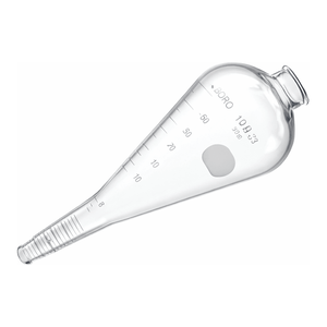 Tubo de Centrífuga en Forma de Pera de Vidrio Borosilicato Corning PYREX de 100 mL para Pruebas de Fósforo en Acero - Product Image 1