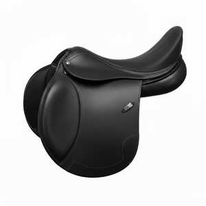 Selle d'équitation anglaise professionnelle, artisanale, en cuir pleine fleur, homologuée pour le saut d'obstacles et le dressage, de haute qualité, personnalisable - Product Image 1