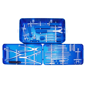 Kit complet de fixation orthopédique thoracolombaire postérieur en acier inoxydable avec système de vis pédiculaires de qualité supérieure - Product Image 1