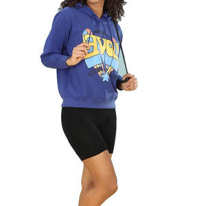 Sweats à capuche personnalisés à manches longues en tissu French Terry, coupe oversize, haute qualité, pour femmes, en vente. - Product Image 2