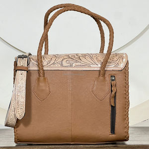 2026 Elegant & Durable Luxury <b>Tooled</b> <b>Leather</b> Cowhide Handbag for Women's Genuine <b>Leather</b> Crossbody Tote Bag Purse Satchel Bags - Product Image 5