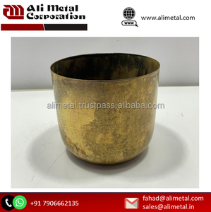 Maceta de metal envejecido personalizable decoración de balcón para el hogar interior y exterior - Product Image 6