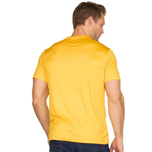 High Quality Athleisure Stretch T-Shirt Crew Neck with Short Sleeves in Dark Green T-Shirt for Men - Product Image 4