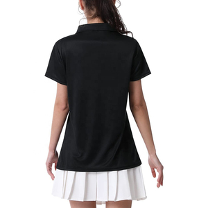 Polo de Mujer 2026, Color Sólido, Manga Corta, Casual, Tejido de Punto, Secado Rápido, 100% Poliéster, Corte Regular, Morado, Rosa, Negro - Product Image 2