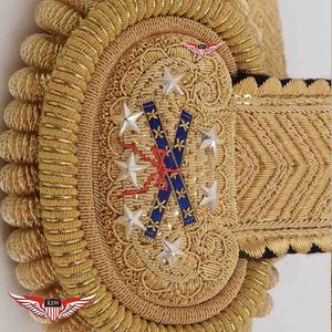 Epaulettes Napoleónicas de Lujo, Ecológicas, Bordadas a Mano, Estilo Ceremonial, Accesorios Históricos - Product Image 3