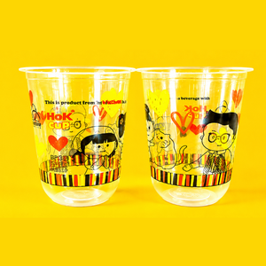 Kawaii printed Food Graded U-Shape 92 mm <b>Plastic</b> PP Polypropylene <b>Cup</b> 14 Oz for Beverage Use - Product Image 4