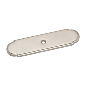 Poignée de meuble élégante en laiton nickel satiné, design traditionnel, durable, pour tiroir, porte, cuisine - Product Image 1