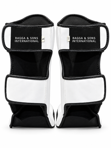 Protège-tibias en PU blanc avec fermeture auto-agrippante pour adultes, protection sportive, design léger - Product Image 6