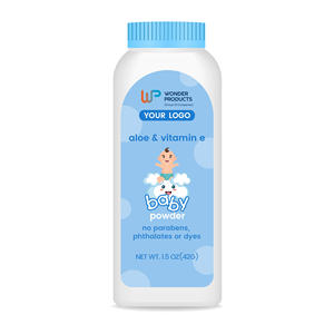 Polvo de Maíz para Bebés Sin Parabenos, con Aloe y Vitamina E, para Piel Delicada, Hipoalergénico, Marca Privada, Precio al por Mayor, OEM/ODM - Product Image 1
