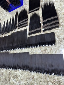 8~40 Inches Natural Color Remy Lace Front Bone Straight Bundles Vietnamese Human Hair for <b>Training</b> <b>Heads</b> for Black Women - Product Image 4