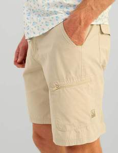 Pantalones Cortos de Pana Negros para Hombre, Elegantes, de Tiro Medio, con Cierre de Cremallera y Botón, de Secado Rápido, Ecológicos, Corte Regular, Cuatro Bolsillos - Product Image 3