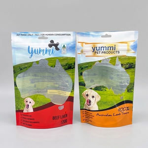 Sacs Mylar transparents refermables à fermeture éclair personnalisés pour l'emballage de friandises pour chiens et nourriture pour chats, anti-odeur, à fond plat - Product Image 4