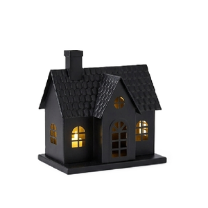 Superventas Portavelas de Casa de Hierro Metálico, Estilo Vintage Hueco, para Velas de Té, con Diseño de Casa Encantada - Product Image 5