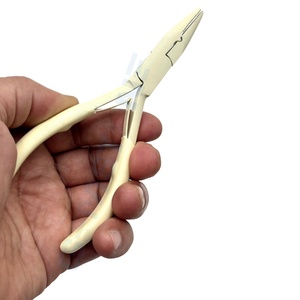 Professional 5.5 Inch Hair <b>Extension</b> Micro <b>Beads</b> Closer Plier – Stainless Steel Nano Ring Closing Tool Customise Wholesaleprice - Product Image 5