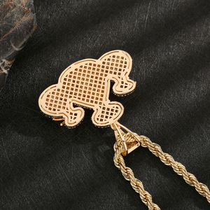 เครื่องประดับสั่งทำพิเศษ Shreeji Jewels ผ่านการทดสอบเพชร จี้พระเยซูโมอิสซาไนต์ VVS หรูหราแบบ 3 มิติ ประดับเพชรเต็มตัว เงินแท้ 925 - Product Image 3