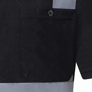 Comfortable Quick Dry High Visibility Safety Wear 100% Cotton Breathable Front <b>Logo</b> Men Working T-Shirt Wholesale on Sale - Product Image 5