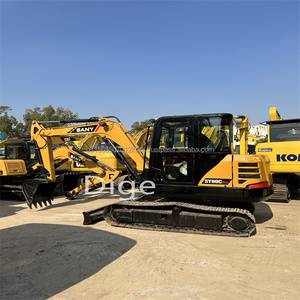 Original SANY SY60C 6Ton Mini Excavadora Usada Excavadora de orugas Precio bajo Rendimiento confiable - Product Image 5