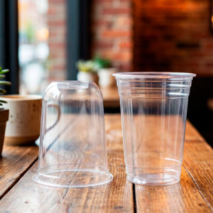 Gobelets en plastique 95 mm du Vietnam, 16 oz/24 oz, à paroi simple, en PP/PET, jetables, pour café, thé, jus et boissons froides - Product Image 5