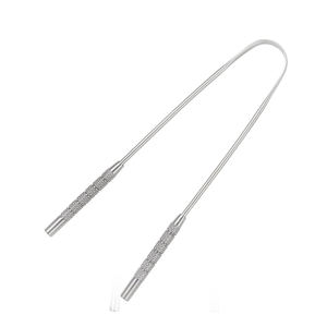 Stainless Steel Tongue <b>Scraper</b> Surgical Grade Reusable Tongue Scarper Composed of Copper <b>Plastic</b> CE Certified By Grip Surgical - Product Image 4