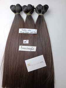 Venta al por mayor de extensiones de cabello humano vietnamita natural Ombre HD Cierre 5x5 y paquetes - Product Image 4