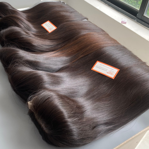 Extensiones de cabello Remy alineadas con cutícula vietnamita sin pegamento Full HD para pelucas frontales de encaje - Product Image 4