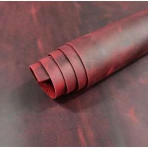 Rollo de Cuero Genuino Color Azul, Tipo Split, Acabado de Alta Calidad, Grano de Cuero, Precio Económico, Tamaño Personalizado, Decoración del Hogar - Product Image 2