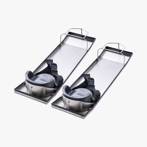 Slider in Acciaio Inossidabile da 28FT X 8FT per Calcestruzzo con 2 Paia di Ginocchiere in Calcestruzzo per il Spostamento - Product Image 1