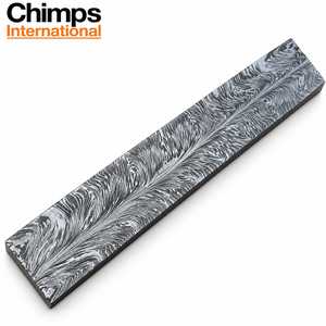 Barra de Acero de Damasco Hecha a Mano con Patrón de Pluma, Longitud Total de 12 Pulgadas, Ancho de 2 Pulgadas, Grosor de 5 mm, Gran Venta, Tendencia - Product Image 6