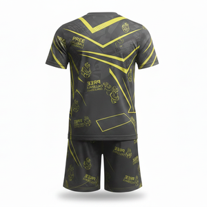 Conjunto de Uniforme Personalizado para Equipo de Pickleball por Sublimación para Campeonato de Club y Equipos Deportivos, Camiseta de Cuello Redondo y Pantalones Cortos, OEM ODM - Product Image 4
