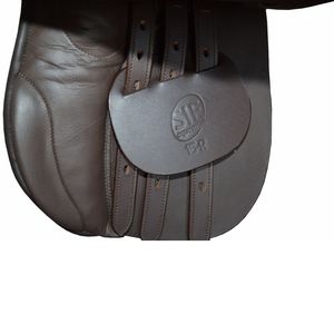 Silla de Montar Inglesa de Cuero Genuino, Asiento Mediano, Armazón de Fibra Flexible, Silla de Montar Ecuestre Duradera de Primera Calidad - Product Image 5