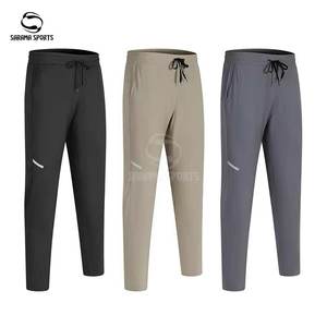 Wholesale Casual Breathable <b>Trouser</b> Man Clothes Breathable Pants High Waist <b>Trousers</b> With Pocket & <b>Drawstring</b> - Product Image 5
