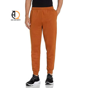 Pantalon de survêtement en coton gris foncé pour homme, taille élastique, décontracté, avec poches latérales, tissu tricoté respirant de poids moyen, idéal pour l'automne - Product Image 6