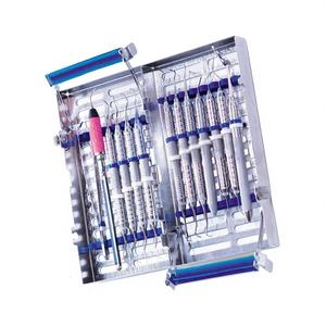 Kit de instrumentos de higiene dental, kit de cirugía periodontal, cassette Hu Friedy de doble capa con 14 instrumentos de ECHELON SURGICALS - Product Image 1