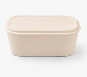 NewSky 1000ML Recyclable Disposable Modern <b>Takeaway</b> Bagasse Food <b>Containers</b> Lid Rectangular Model SE-DLB-002 for Home Restaurant - Product Image 4