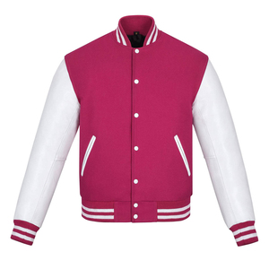 Oem Services Baseball Bomber Leather Versity Jackets Wholesale Letterman Leather Versity Jackets For Men And Women - Product Image 1