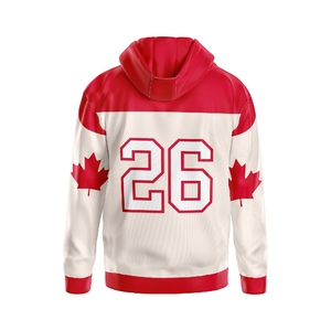 Custom made USA Ice Hockey Hoodie Premium Quality Sports Hoodie Custom Logo Winter Team Wear Breathable Fabric Stylish <b>Design</b> - Product Image 2