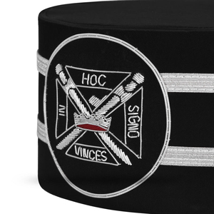 Nouvelle Casquette Maçonnique 2026 de Haute Qualité en Velours Noir, Couronne Personnalisée pour Cérémonie, Chapeau Respirant sur Mesure - Product Image 2