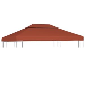 Couverture de pavillon et pergola à 2 niveaux en terre cuite, 9,1 oz/po², 13,1 x 9,8 - Product Image 1