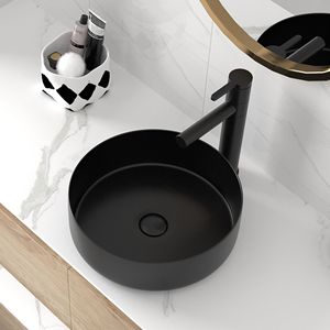 Lavandino del bagno della nave circolare di arte ceramica - Product Image 5