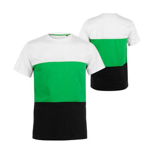 Camiseta de hombre de manga corta con hombros anchos, corte regular, diseño de cuello redondo, impresión de logotipo personalizado, 100% algodón, 220g. - Product Image 3