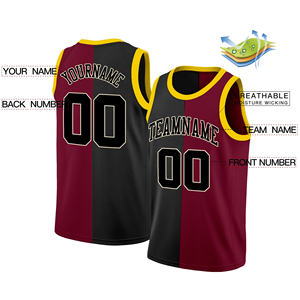Camiseta de Baloncesto Personalizada para Hombre, Sublimada, Transpirable, 100% Poliéster, Malla sin Costuras - Product Image 2